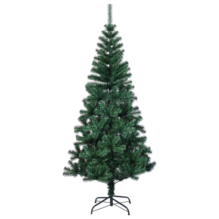 Artificial Christmas Tree with Iridescent Tips Green 210 Cm