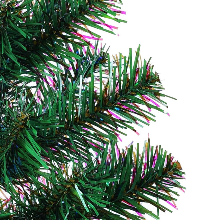 Artificial Christmas Tree with Iridescent Tips Green 210 Cm
