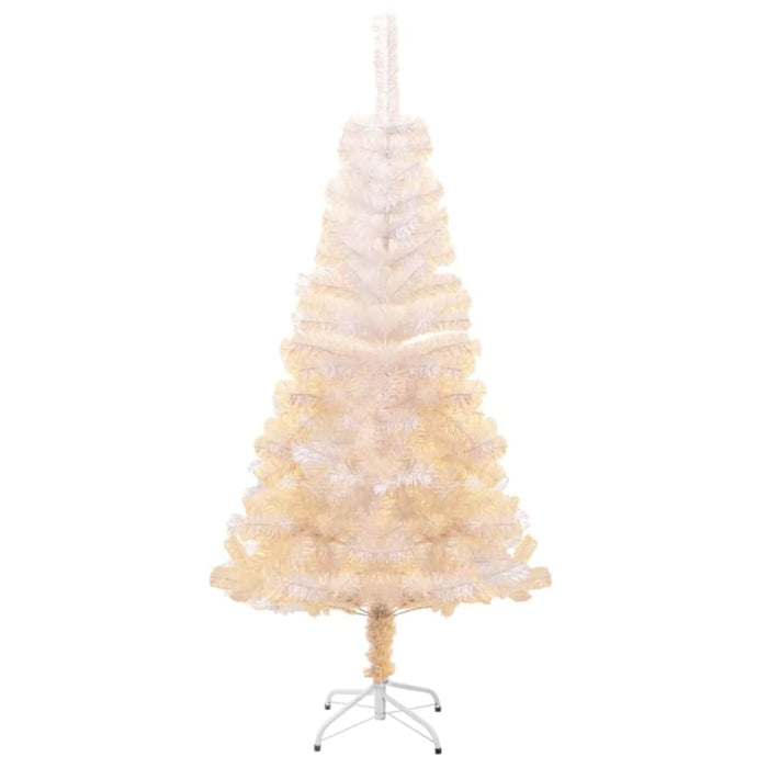 Artificial Christmas Tree with Iridescent Tips White 150 Cm