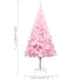 Artificial Christmas Tree With Leds&ball Set Pink 210 Cm