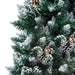 Artificial Christmas Tree With Leds&ball Set&pinecones 240