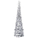 Pop-up Artificial Christmas Tree Silver 150 Cm Pet Txbkkx
