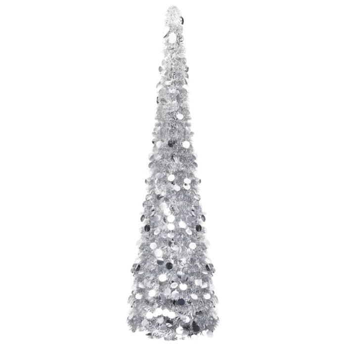 Pop - up Artificial Christmas Tree Silver 180 Cm Pet Txbkkt