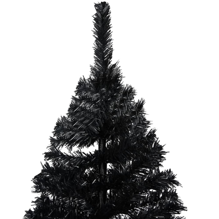 Artificial Christmas Tree With Stand Black 180 Cm Pvc Txobbo