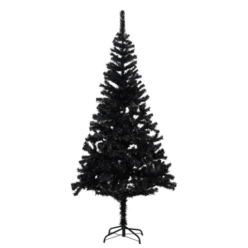 Artificial Christmas Tree With Stand Black 210 Cm Pvc Txobbx