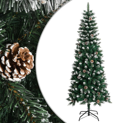 Artificial Christmas Tree With Stand Green 210 Cm Pvc Tapoil