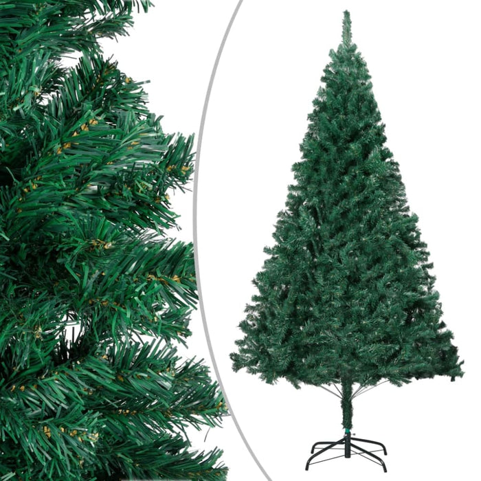 Artificial Christmas Tree with Thick Branches Green 210 Cm