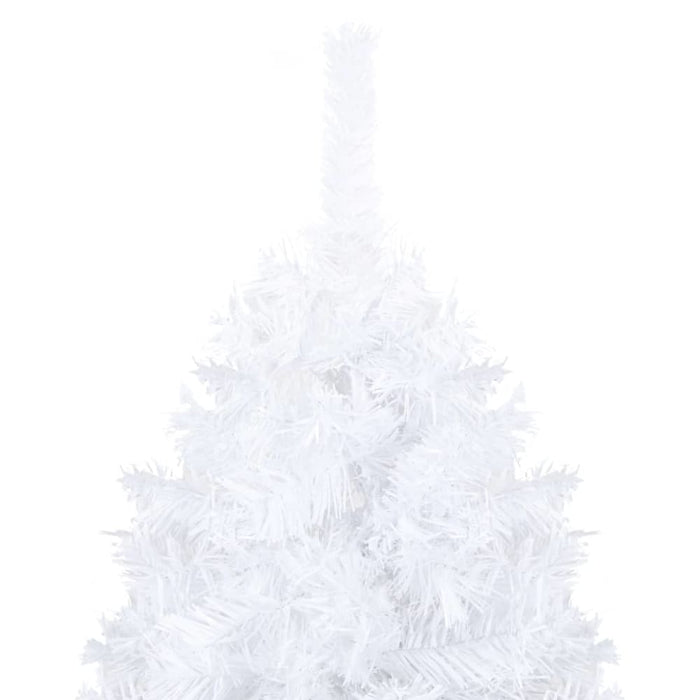 Artificial Christmas Tree with Thick Branches White 210 Cm