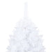 Artificial Christmas Tree with Thick Branches White 210 Cm