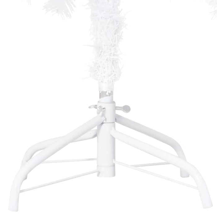 Artificial Christmas Tree with Thick Branches White 210 Cm