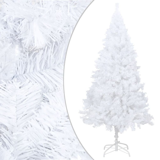 Artificial Christmas Tree With Thick Branches White 210 Cm