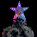 Artificial Christmas Tree With Led White&blue 150 Cm Fibre