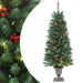 Artificial Christmas Trees 2 Pcs 100 Leds Green 120 Cm