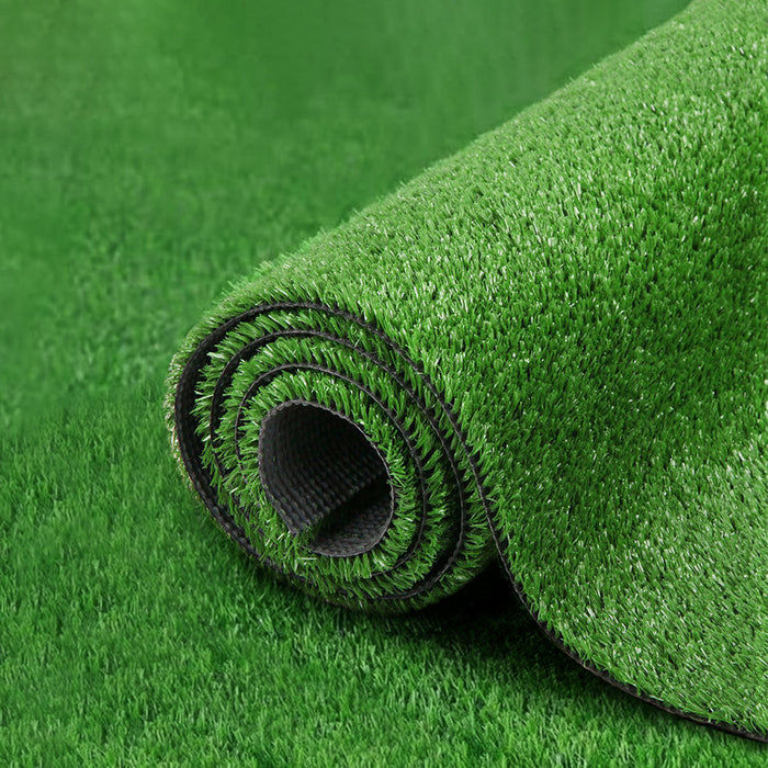 3 Rolls Outdoor Artificial Grass Fake Turf 2M X 5M Plastic Lawn 10Mm