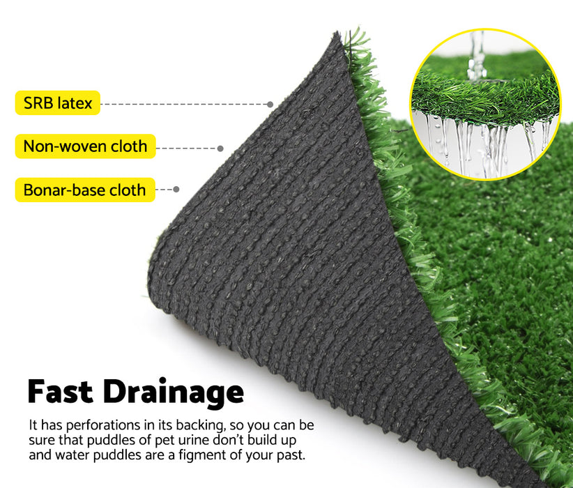 6X Outdoor Artificial Grass 17Mm 2Mx5M 10Sqm Synthetic Grass