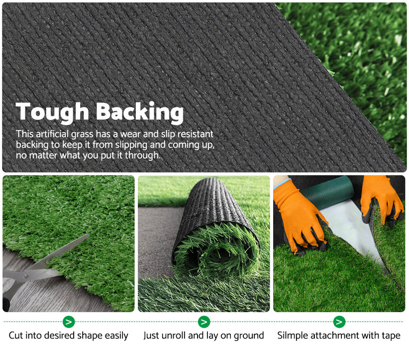 Outdoor Artificial Grass 17Mm 2Mx10M 20Sqm Synthetic Grass