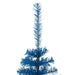 Artificial Half Christmas Tree with Stand Blue 150 Cm Pvc