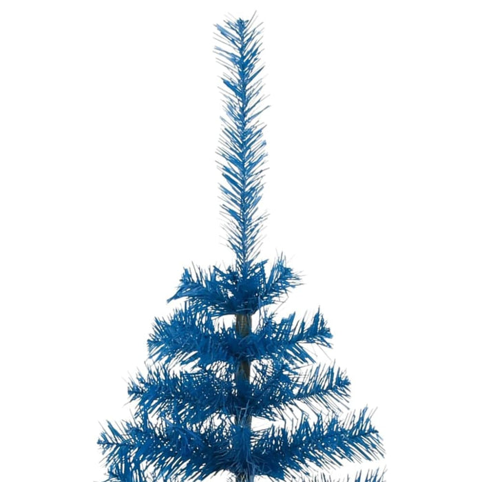 Artificial Half Christmas Tree with Stand Blue 240 Cm Pvc
