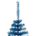 Artificial Half Christmas Tree with Stand Blue 240 Cm Pvc
