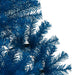 Artificial Half Christmas Tree with Stand Blue 240 Cm Pvc
