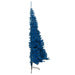 Artificial Half Christmas Tree with Stand Blue 240 Cm Pvc