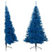Artificial Half Christmas Tree with Stand Blue 240 Cm Pvc