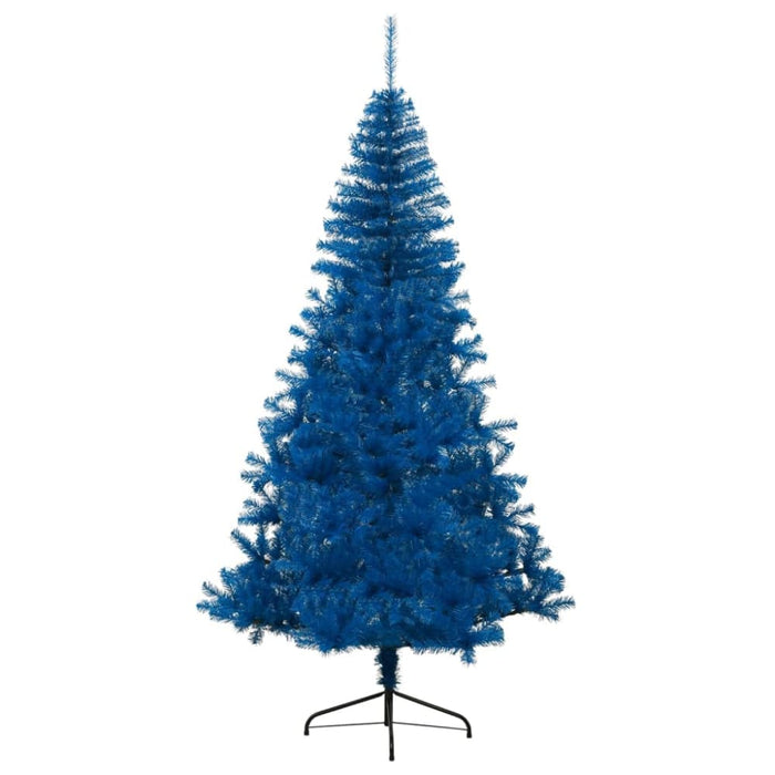 Artificial Half Christmas Tree with Stand Blue 240 Cm Pvc