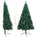 Artificial Half Christmas Tree With Stand Green 180 Cm Pvc