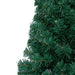 Artificial Half Christmas Tree With Stand Green 180 Cm Pvc