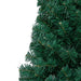 Artificial Half Christmas Tree With Stand Green 240 Cm Pvc