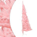 Artificial Half Christmas Tree with Stand Pink 210 Cm Pvc