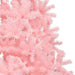 Artificial Half Christmas Tree with Stand Pink 210 Cm Pvc