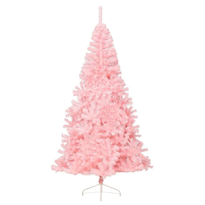 Artificial Half Christmas Tree with Stand Pink 240 Cm Pvc