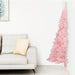 Artificial Half Christmas Tree with Stand Pink 240 Cm Pvc
