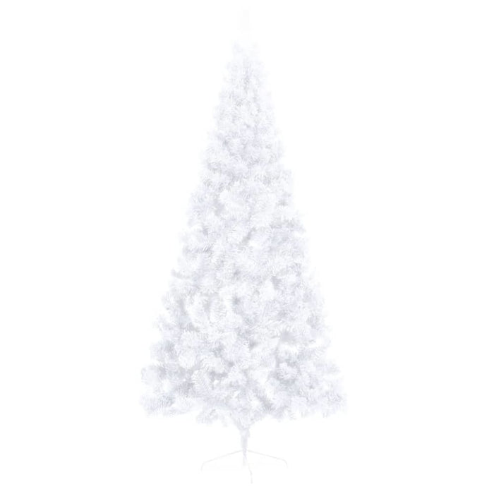 Artificial Half Christmas Tree With Stand White 180 Cm Pvc