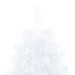 Artificial Half Christmas Tree With Stand White 210 Cm Pvc
