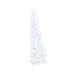 Artificial Half Christmas Tree with Stand White 240 Cm Pvc
