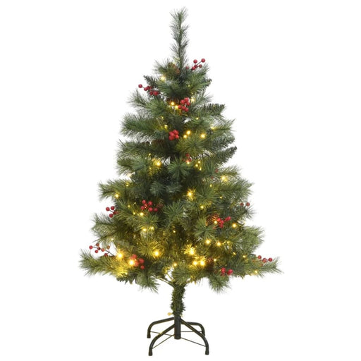 Artificial Hinged Christmas Tree 150 Leds 120 Cm Txobono