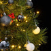 Artificial Hinged Christmas Tree 150 Leds & Ball Set Cm