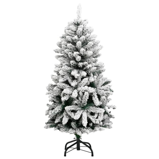 Artificial Hinged Christmas Tree 150 Leds & Flocked Snow Cm