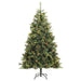 Artificial Hinged Christmas Tree 300 Leds & Ball Set 180 Cm