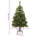 Artificial Hinged Christmas Tree with Cones 120 Cm Tpiibb