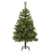 Artificial Hinged Christmas Tree with Cones 120 Cm Tpiibb
