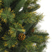 Artificial Hinged Christmas Tree with Cones 120 Cm Tpiibb