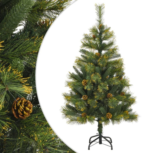 Artificial Hinged Christmas Tree with Cones 120 Cm Tpiibb