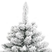 Artificial Hinged Christmas Tree with Flocked Snow 150 Cm