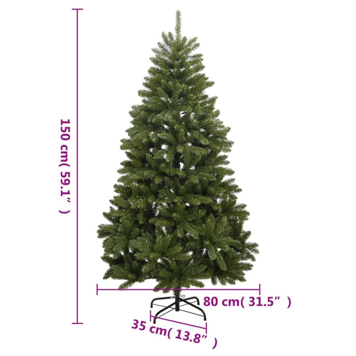 Artificial Hinged Christmas Tree With Stand Green 150 Cm