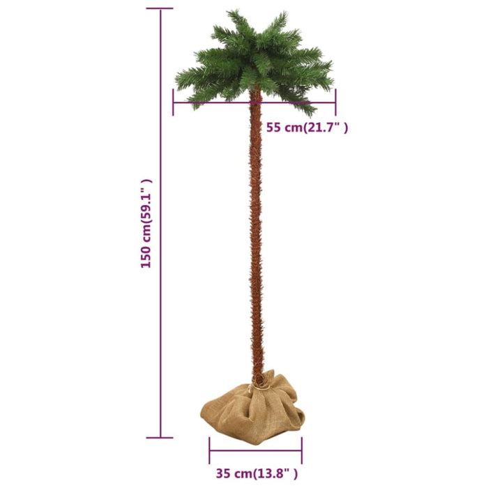 Artificial Palm Tree with Leds 150 Cm Tailtt