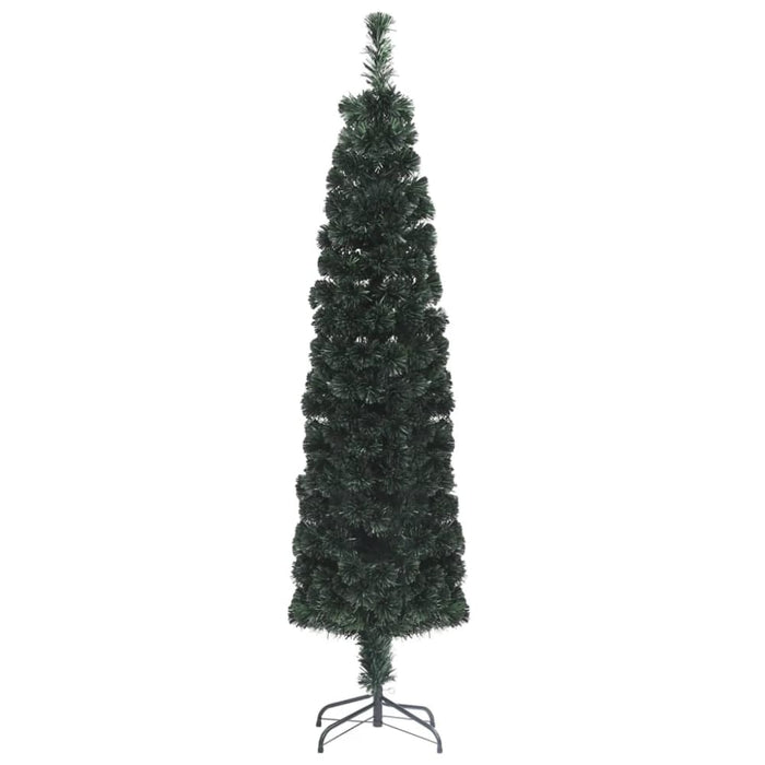 Artificial Slim Christmas Tree with Stand 120 Cm Fibre