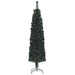 Artificial Slim Christmas Tree with Stand 150 Cm Fibre